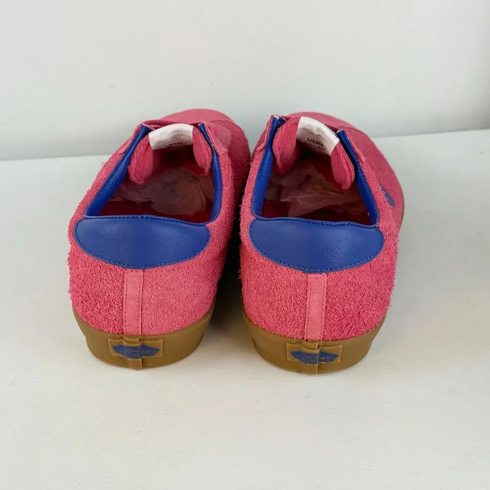 Men's Size 13 - VANS Low Suede PopCush Bambino Honeysuckle/Blue Sneaker